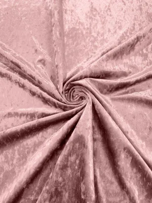 Rose Pink Crushed Velvet Fabric/58 Inches Wide/Cosplays.
