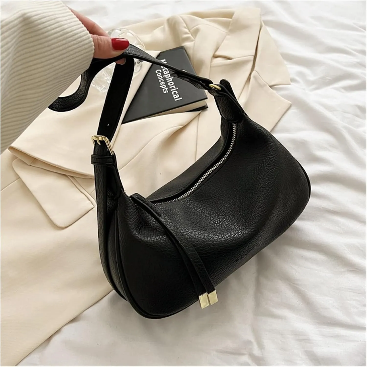 Shoulder Bags For Women Leather Female Trend Fashion Saddle Bag Handbags And Purses For Women