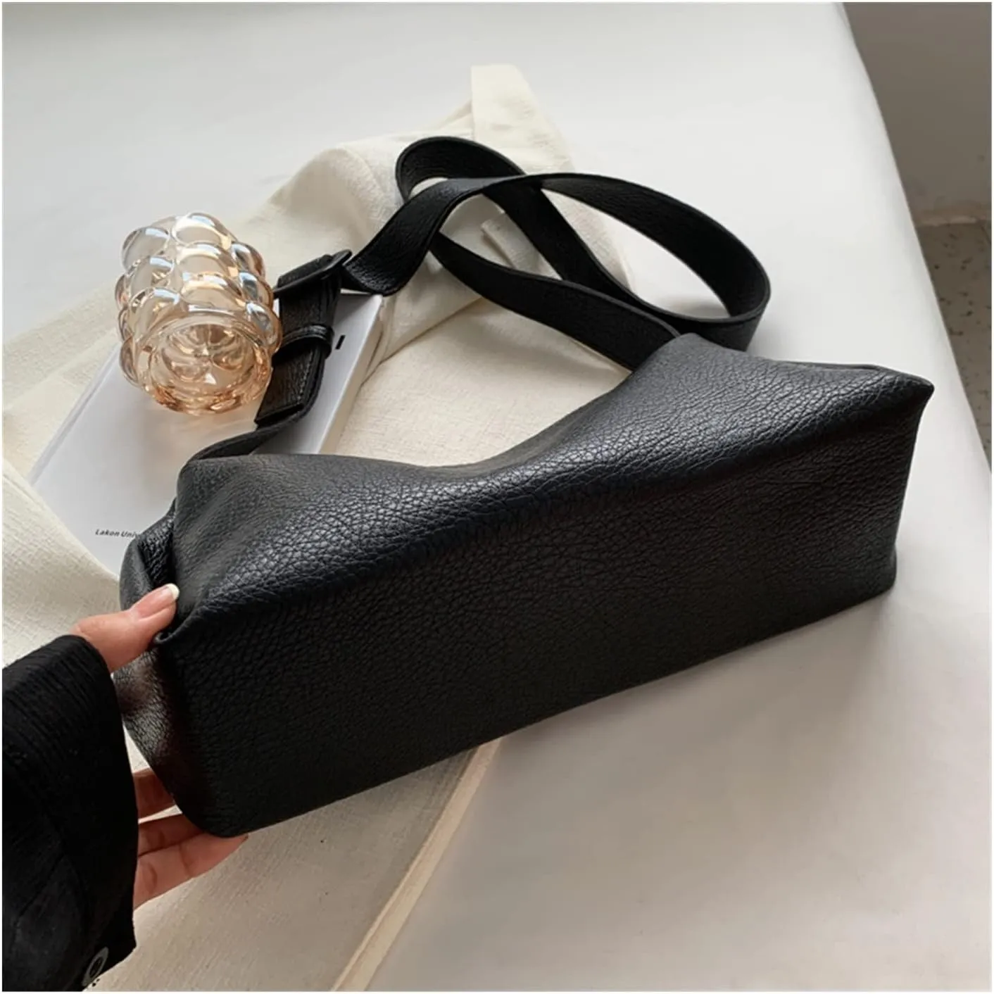 Small Bucket Crossbody For Women Trend Vintage Design Leather Handbags And Purses Shoulder Bag For Women