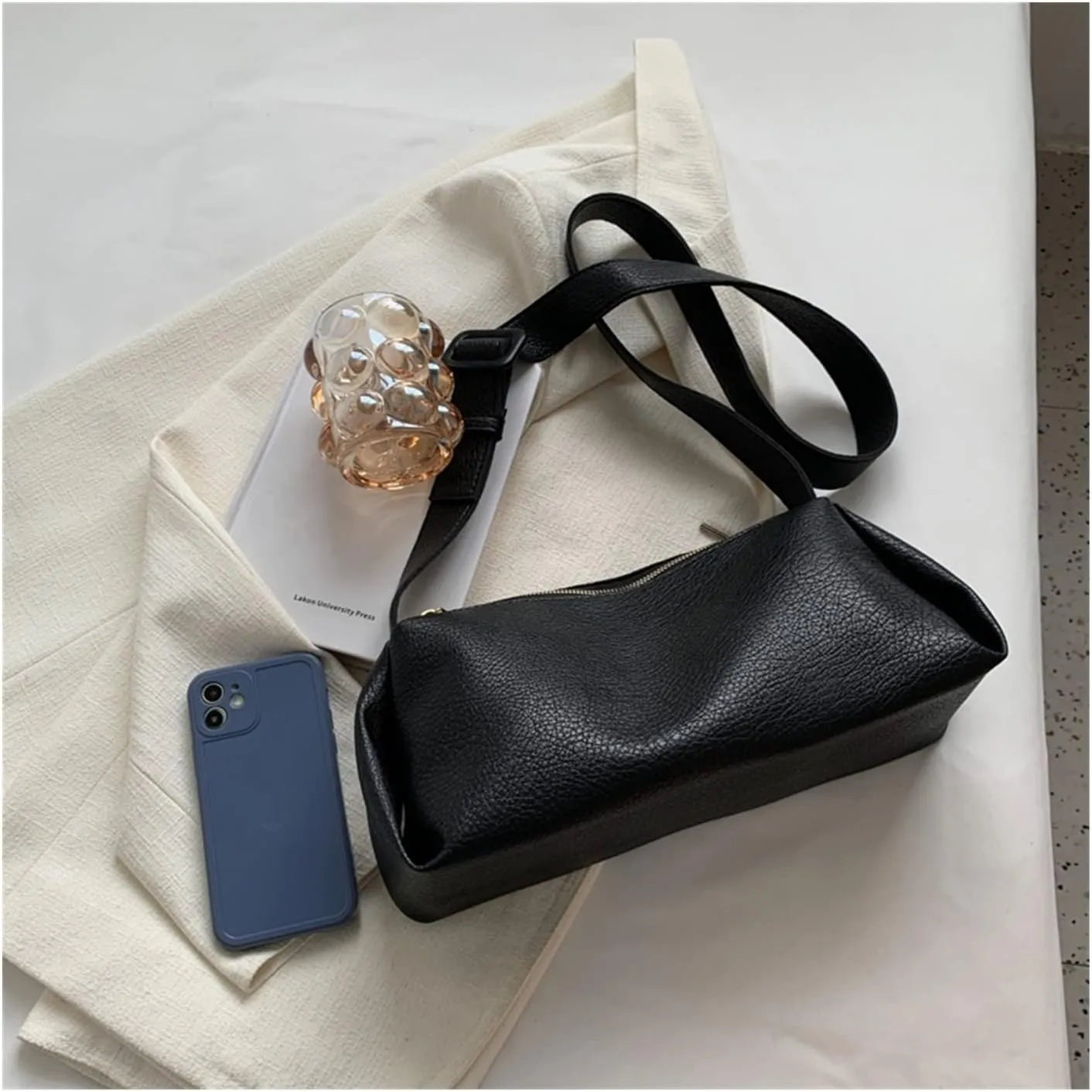 Small Bucket Crossbody For Women Trend Vintage Design Leather Handbags And Purses Shoulder Bag For Women