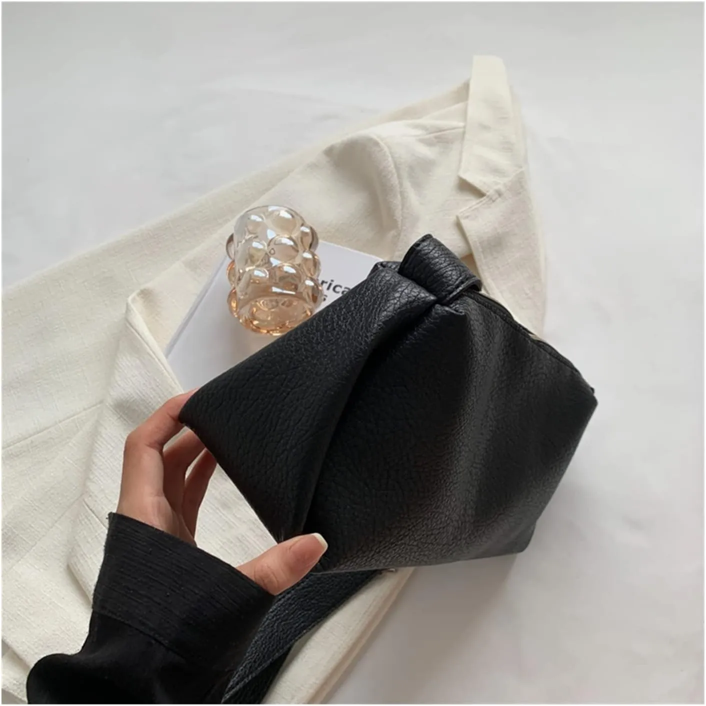 Small Bucket Crossbody For Women Trend Vintage Design Leather Handbags And Purses Shoulder Bag For Women