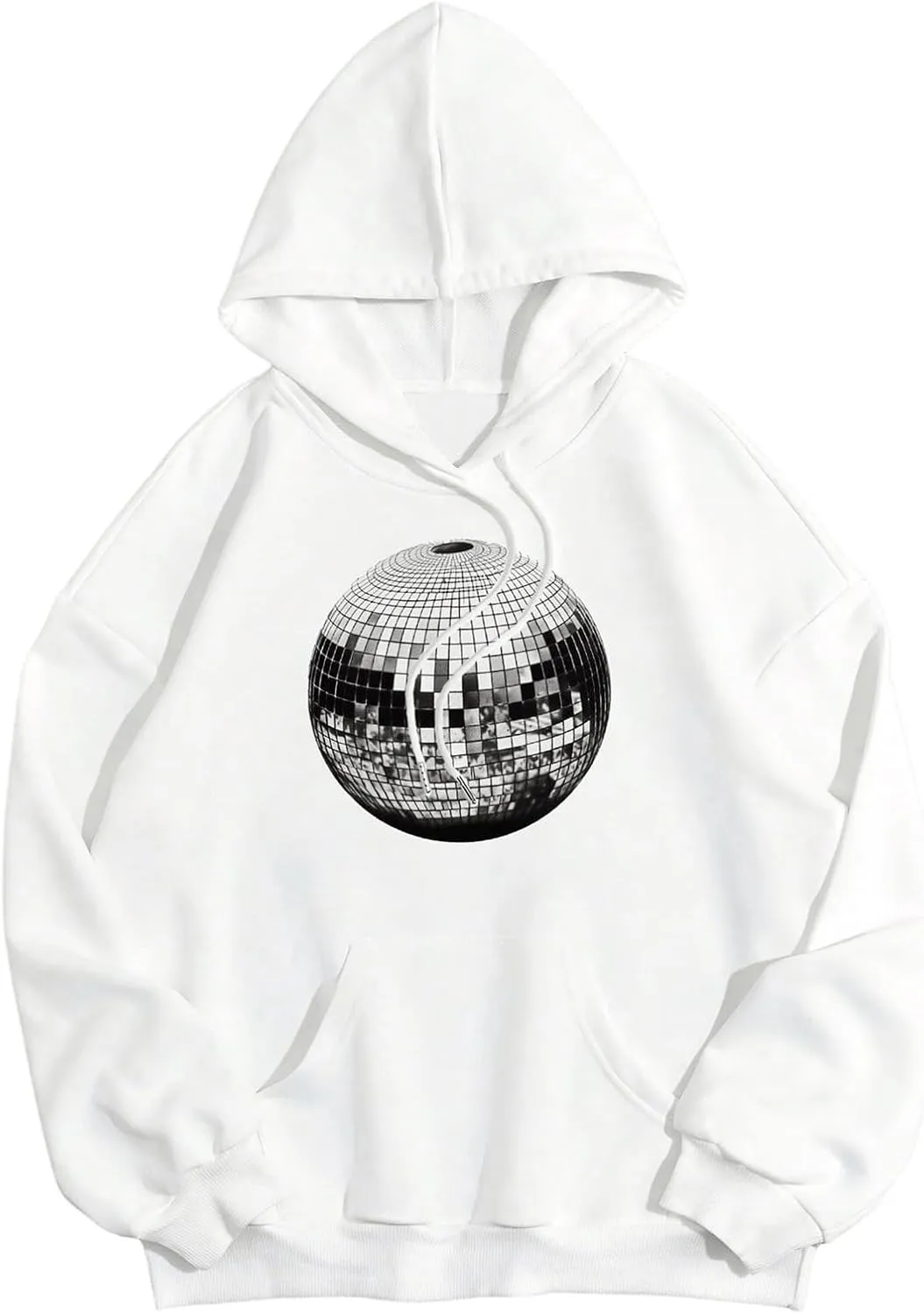 SOLY HUX Women's Graphic Hoodies Vintage Hooded Sweatshirts Long Sleeve Oversized Pullover Tops