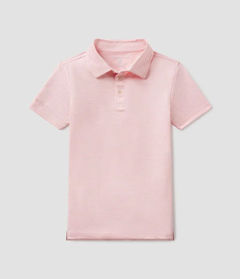 Southern Shirt Co. - Youth Boys Heather Madison Polo - Conch Shell