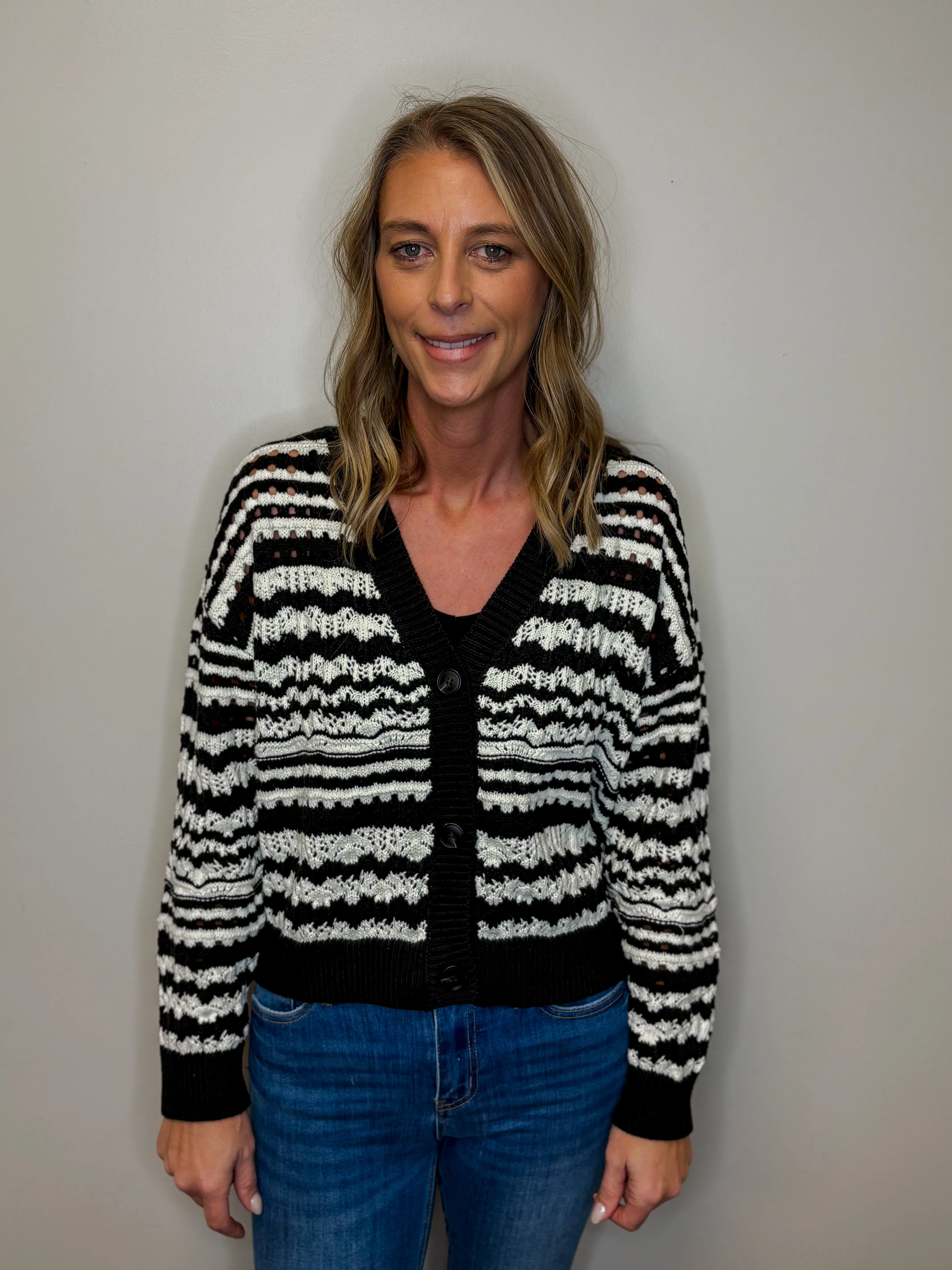 Striped Cardi