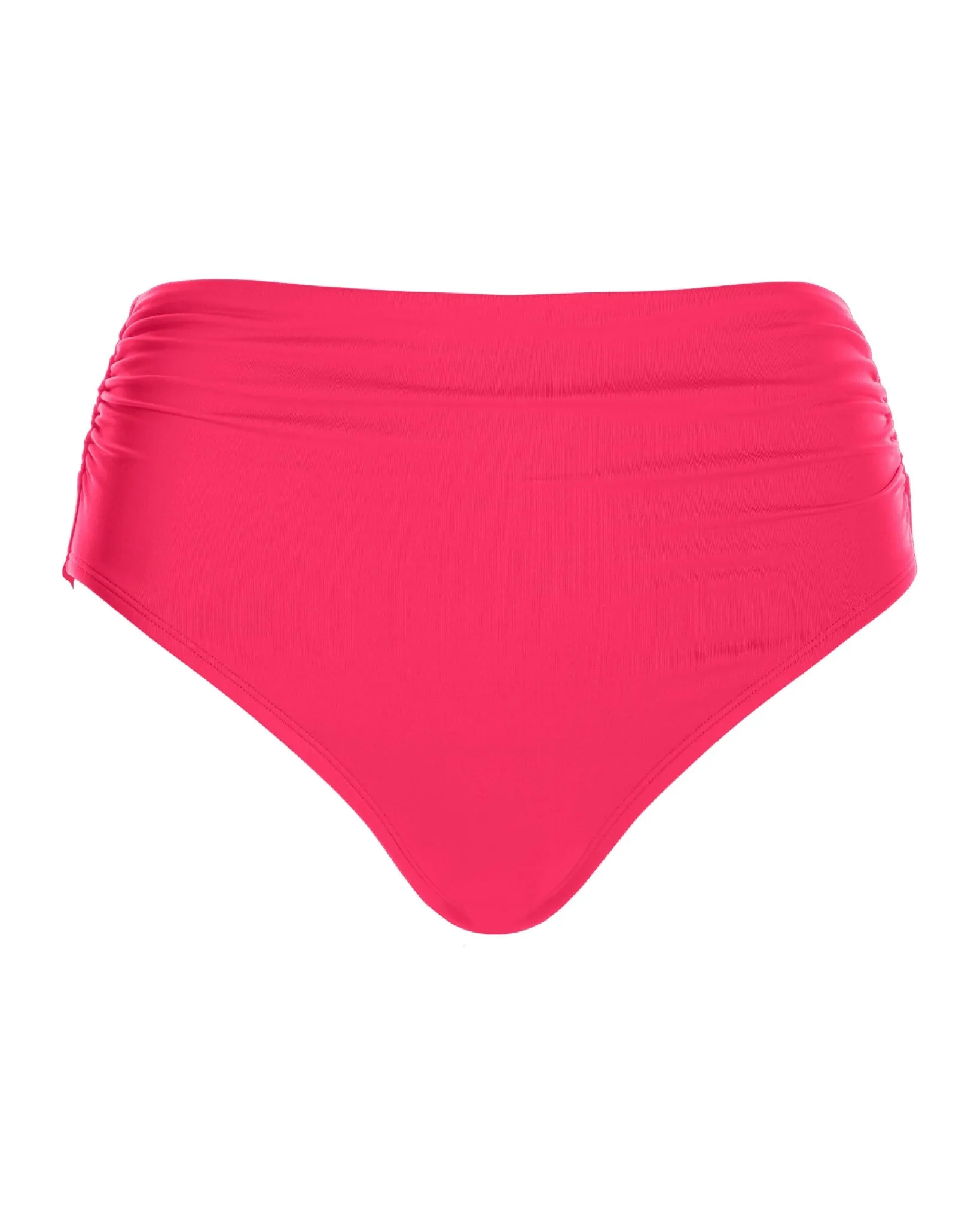 Swim Sense High-Waisted Bikini Bottom Fandango Pink