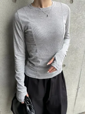 THUMBHOLE RIB TOPS