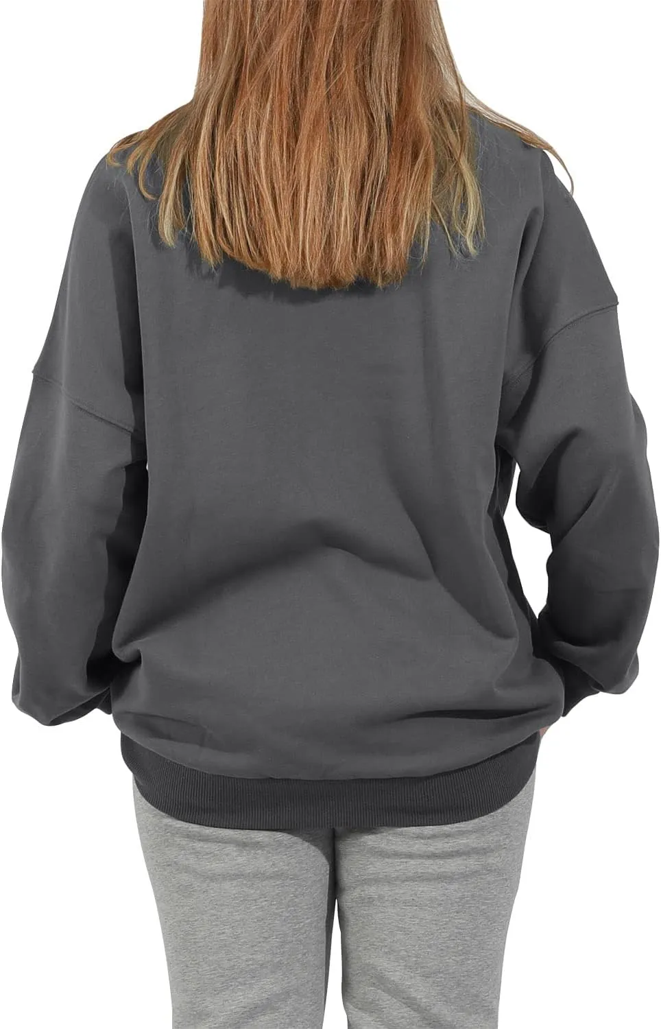 utcoco Womens Oversized Sweatshirts Graphic Long Sleeve Crewneck Loose Fit Casual Pullover Tops
