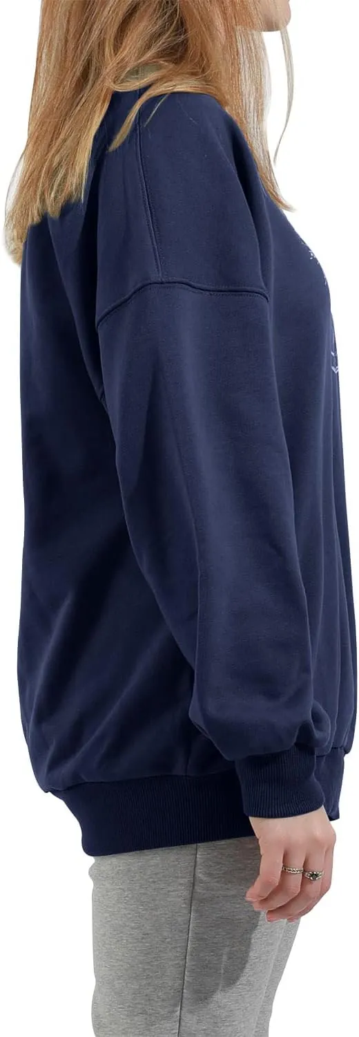 utcoco Womens Oversized Sweatshirts Graphic Long Sleeve Crewneck Loose Fit Casual Pullover Tops
