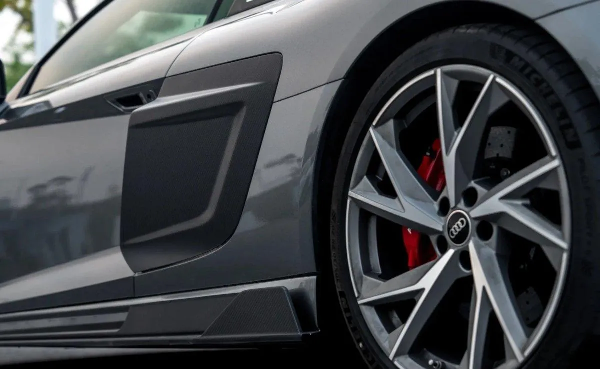 Ventus Veloce Side Skirts for Audi R8 Gen 2 2020-2023 Pre-preg Carbon Fiber