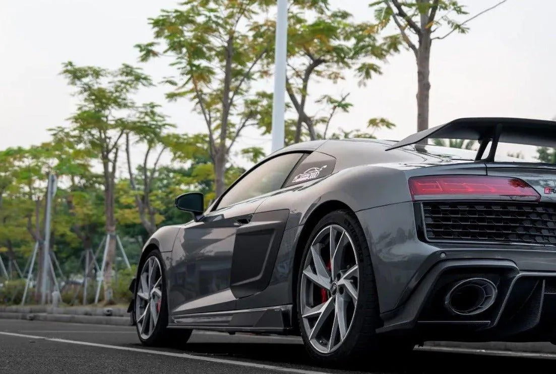 Ventus Veloce Side Skirts for Audi R8 Gen 2 2020-2023 Pre-preg Carbon Fiber