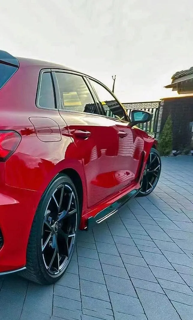 Ventus Veloce V2 Side Skirts for Audi RS3 8Y 2022-ON Carbon Fiber