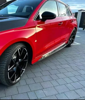 Ventus Veloce V2 Side Skirts for Audi RS3 8Y 2022-ON Carbon Fiber