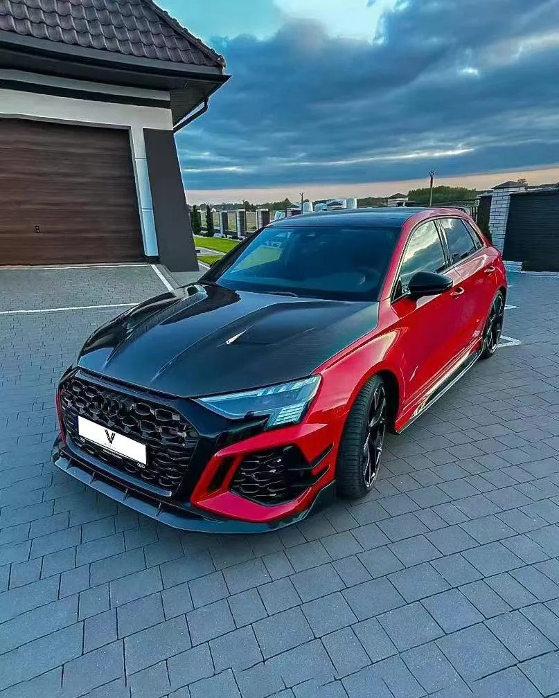 Ventus Veloce V2 Side Skirts for Audi RS3 8Y 2022-ON Carbon Fiber