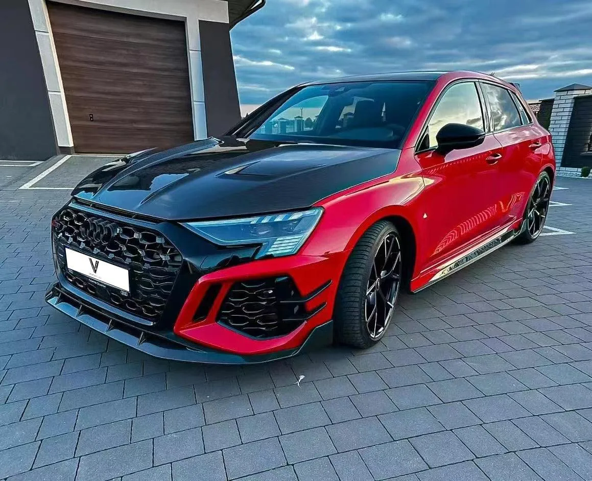 Ventus Veloce V2 Side Skirts for Audi RS3 8Y 2022-ON Carbon Fiber