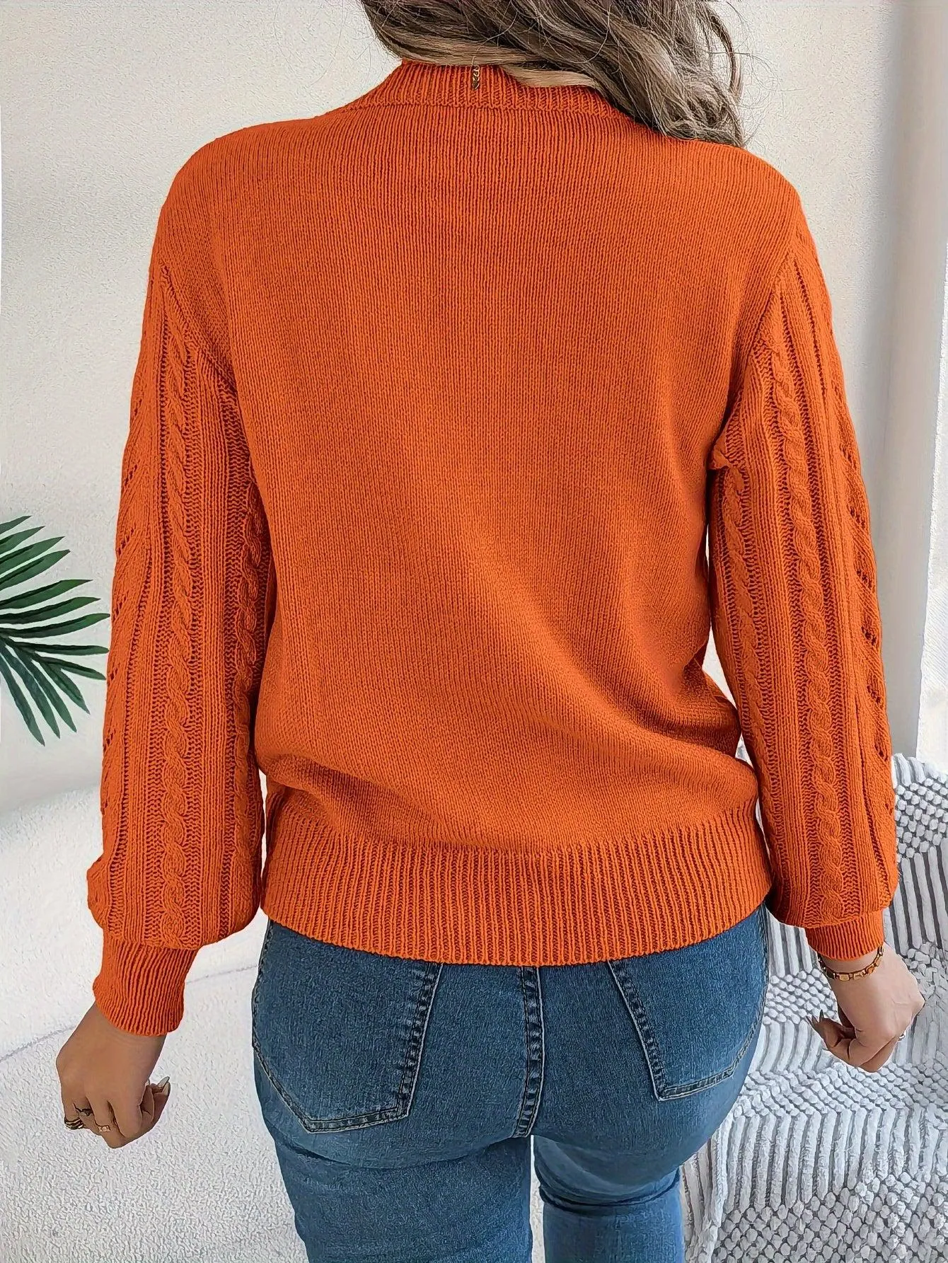 Women's Cozy Cable Knit Sweater