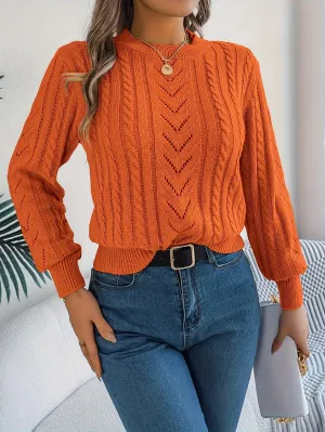 Women's Cozy Cable Knit Sweater