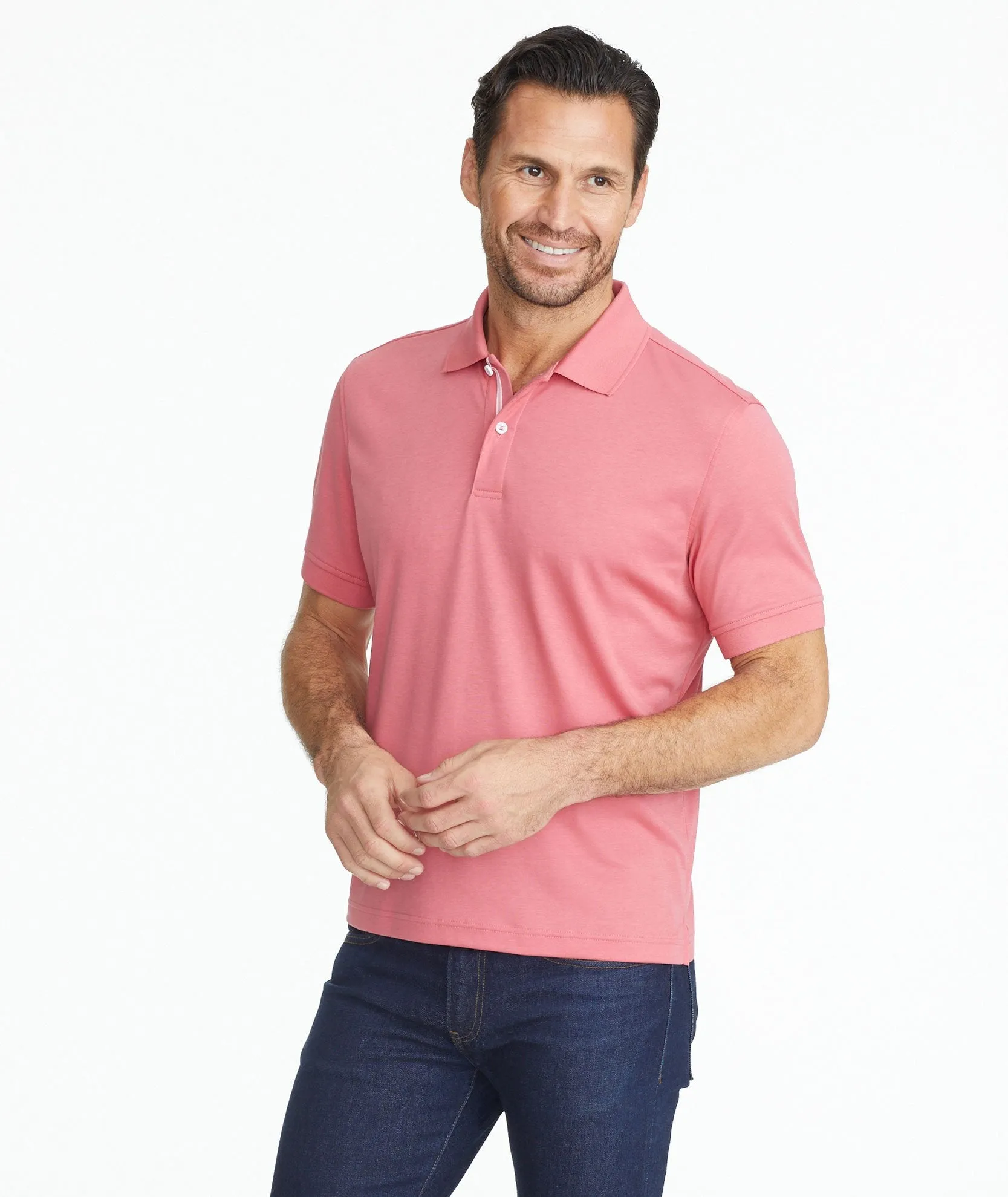 Wrinkle-Free Damaschino Polo - FINAL SALE