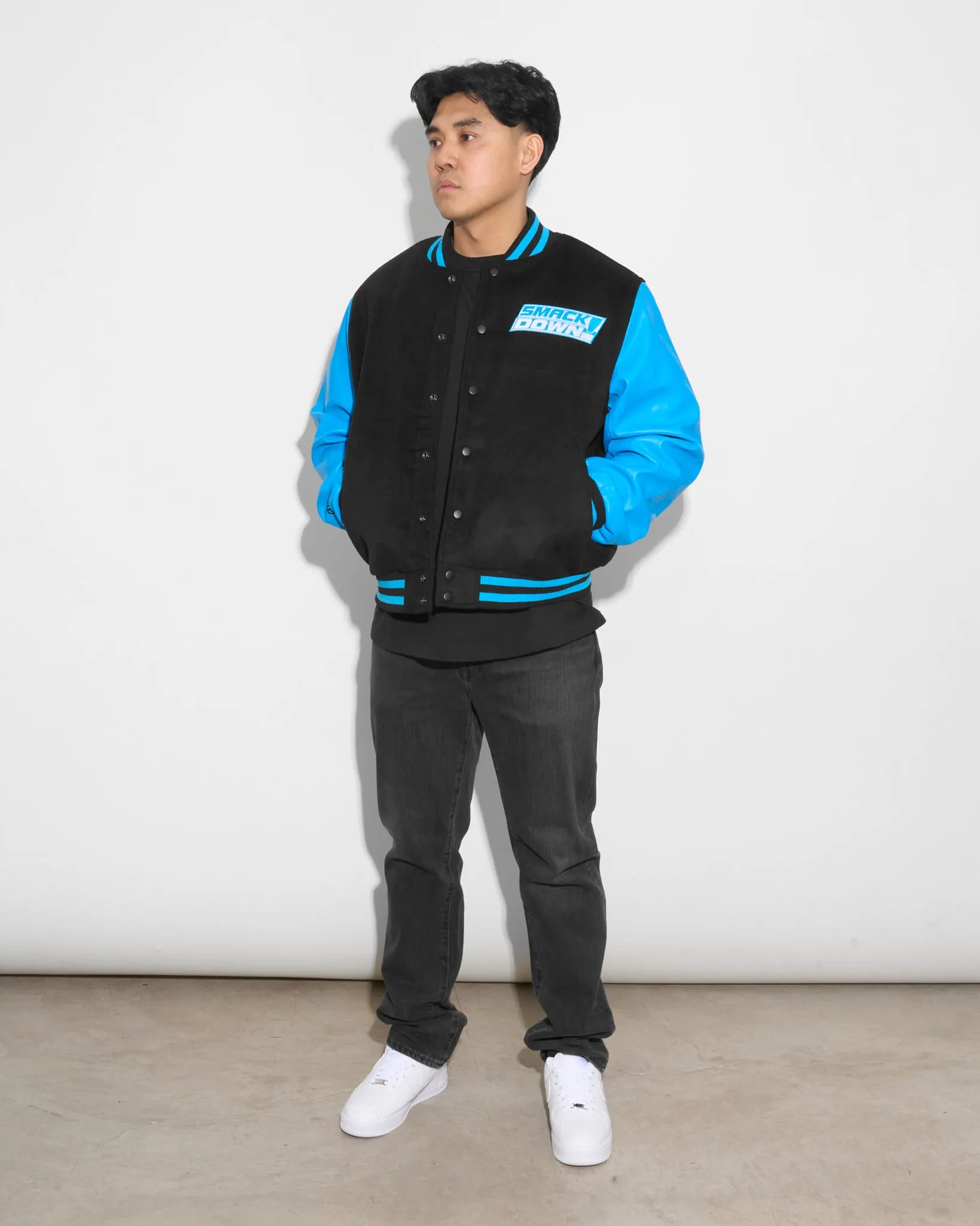 WWE SmackDown Fist Varsity Jacket