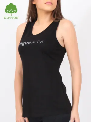 Yogue Active Black Tank Top